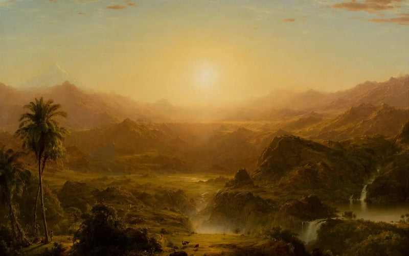 Los Andes de Ecuador - Frederic Edwin Church