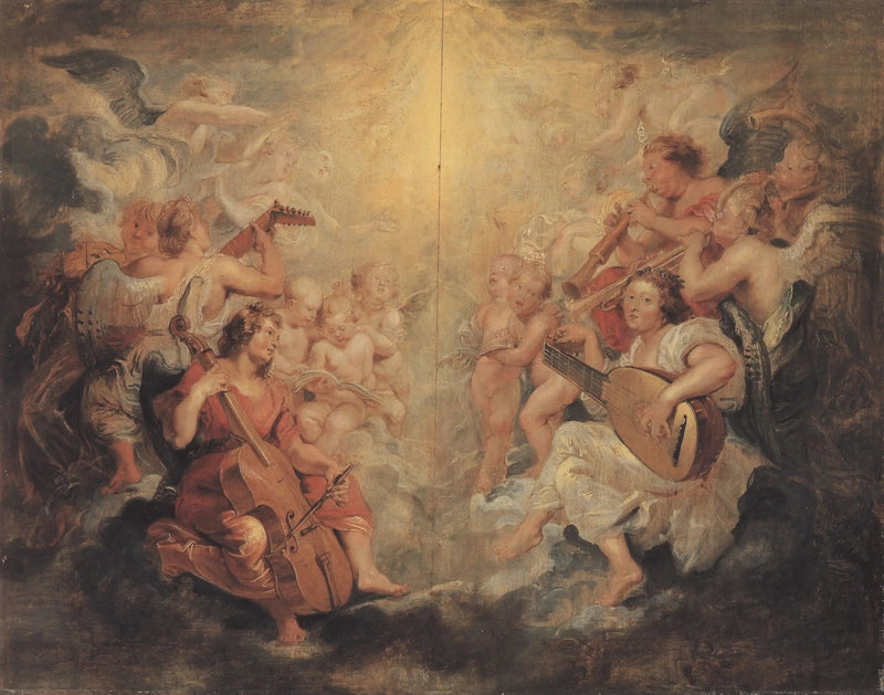 Los ángeles de la música - Peter Paul Rubens