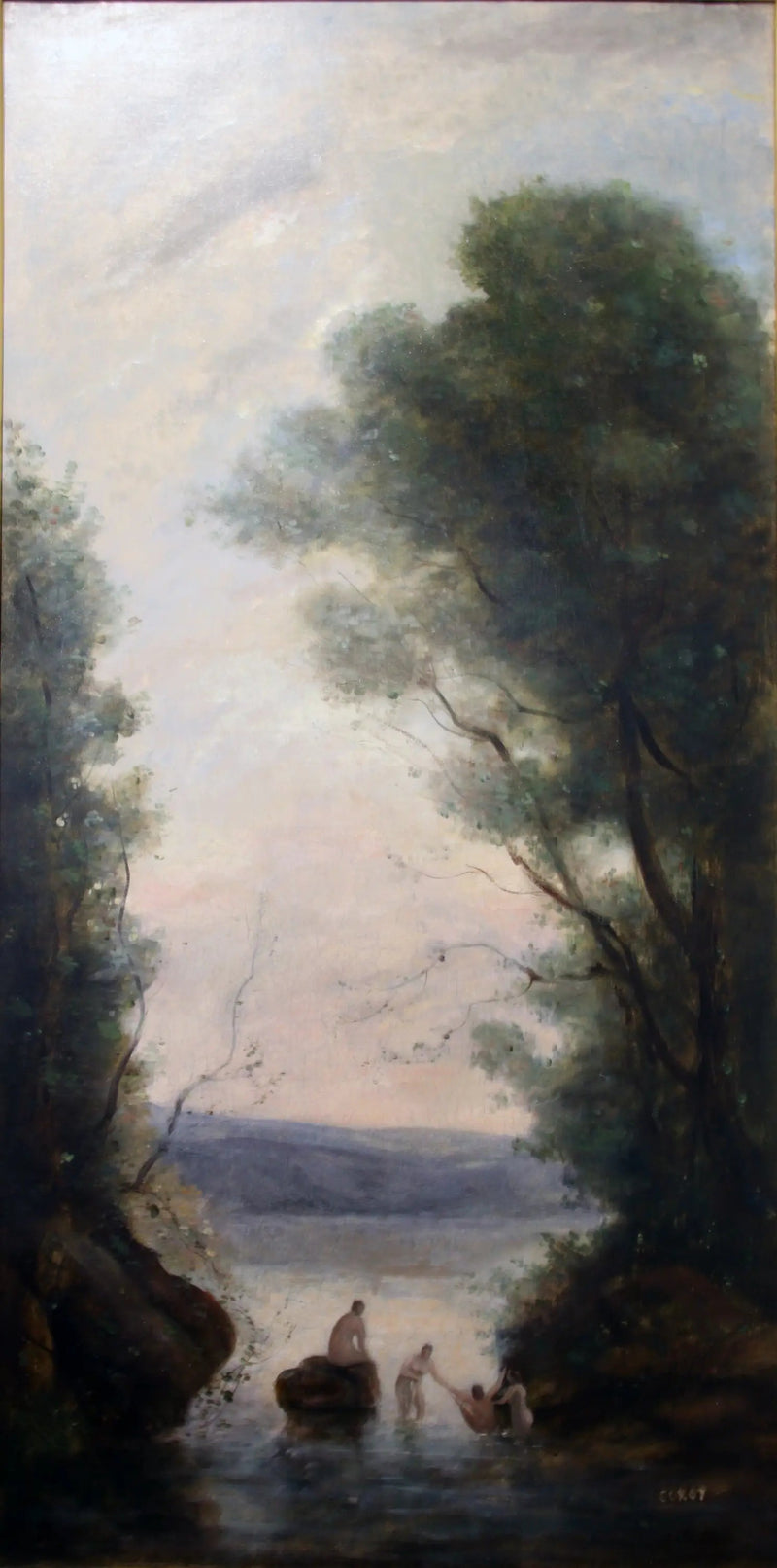 Las bañistas - Jean-Baptiste Camille Corot