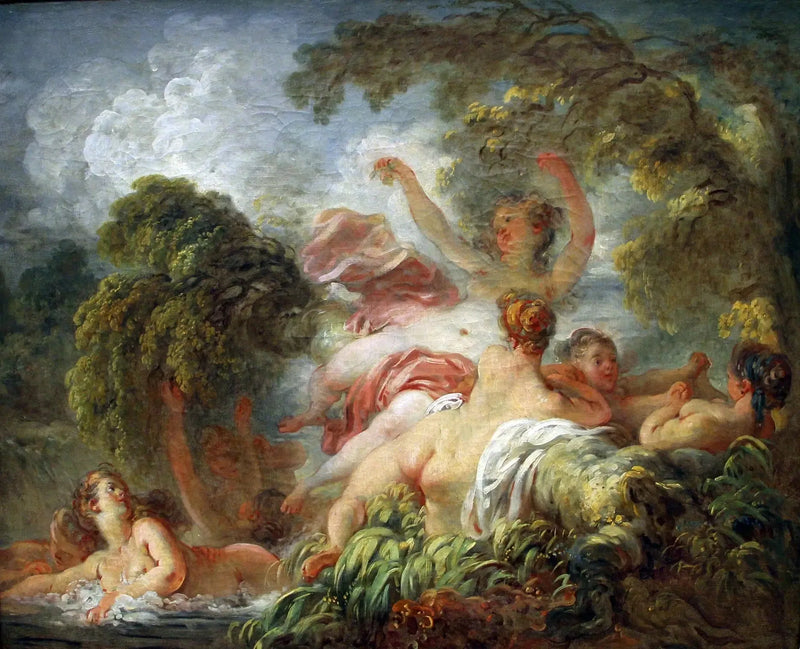 Las bañistas - Jean-Honoré Fragonard