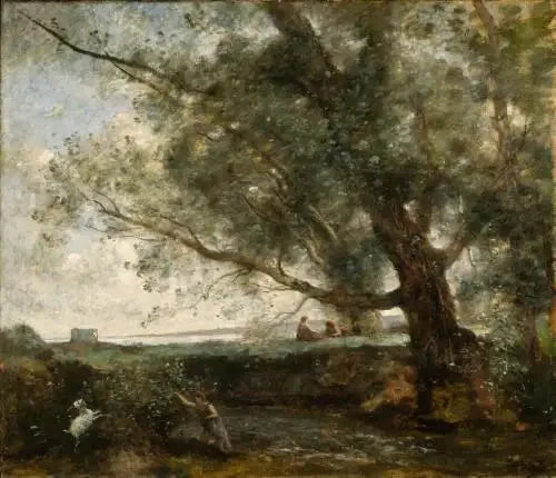 Los pastores de Arcadia - Jean-Baptiste Camille Corot