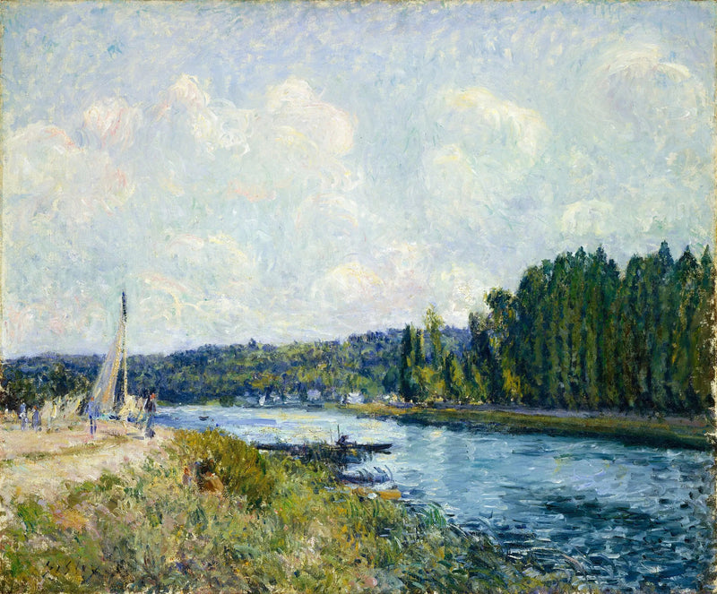 Las Orillas del Oise - Alfred Sisley
