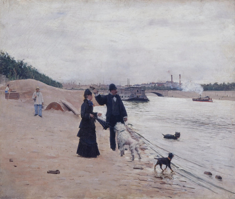 Las orillas del Sena - Jean Béraud