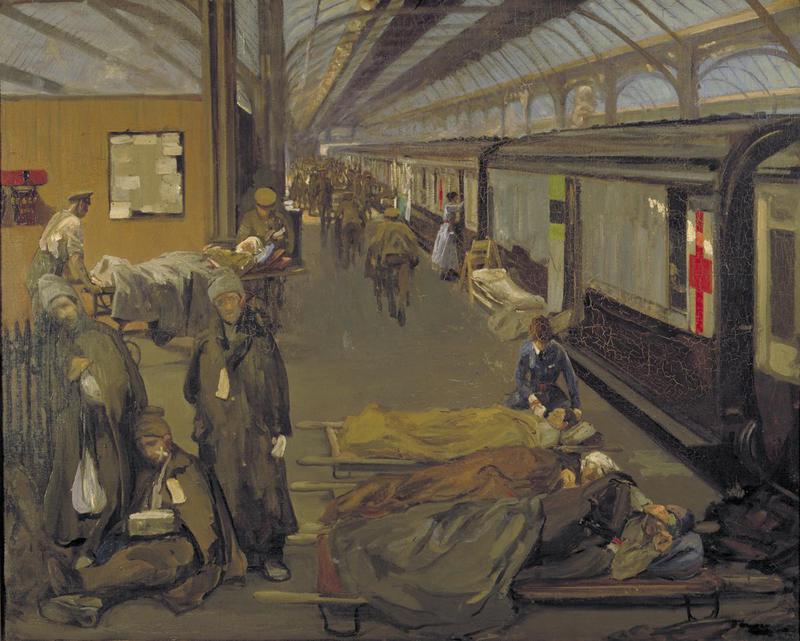 Los heridos en Dover - John Lavery