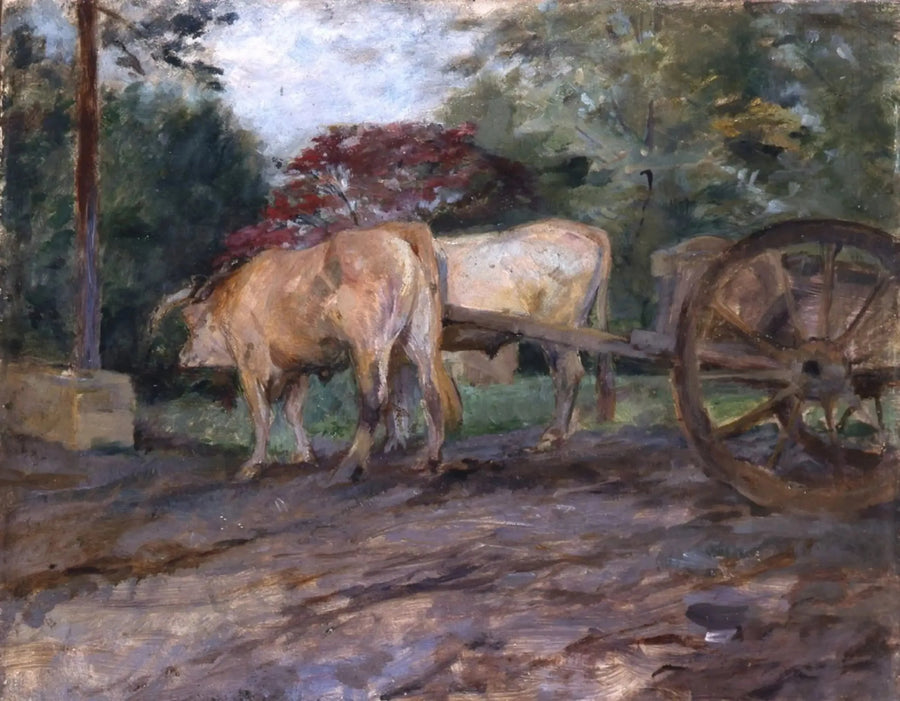 Los Bueyes bajo el yugo - Henri de Toulouse-Lautrec