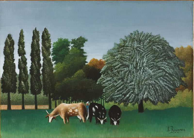 Los márgenes del Oise - Henri Rousseau