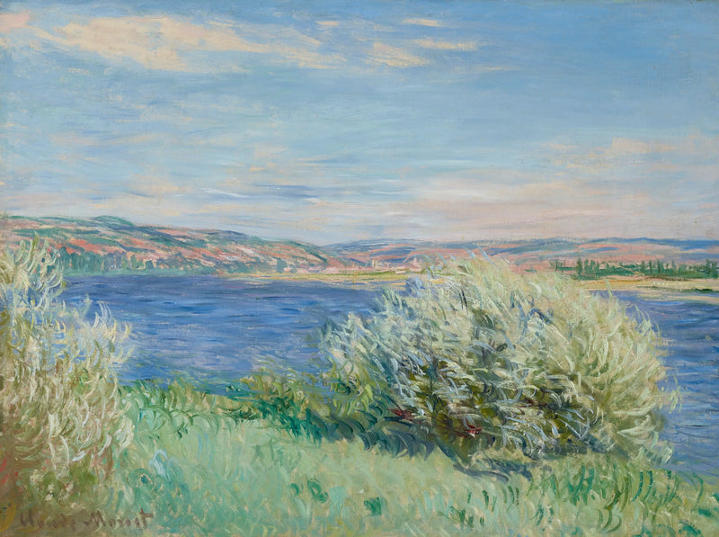 Los bordes del Sena cerca de Vétheuil - Claude Monet