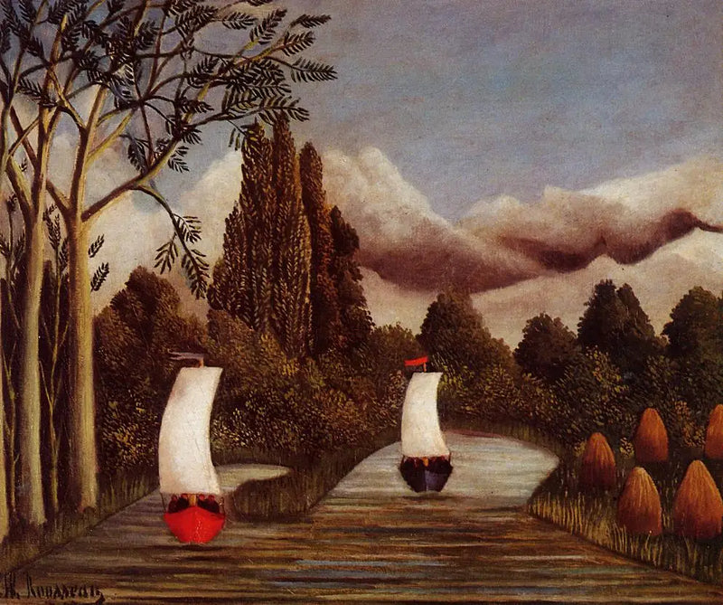 Los márgenes del Oise - Henri Rousseau