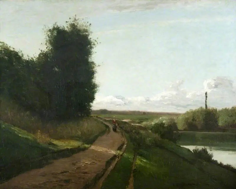 Los bordes de Marne - Camille Pissarro