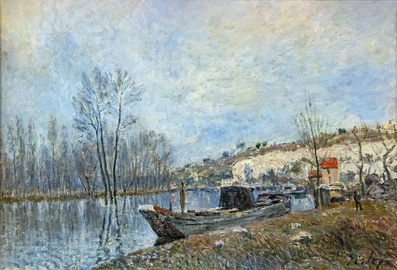 Los Bordes del Loing hacia Moret - Alfred Sisley