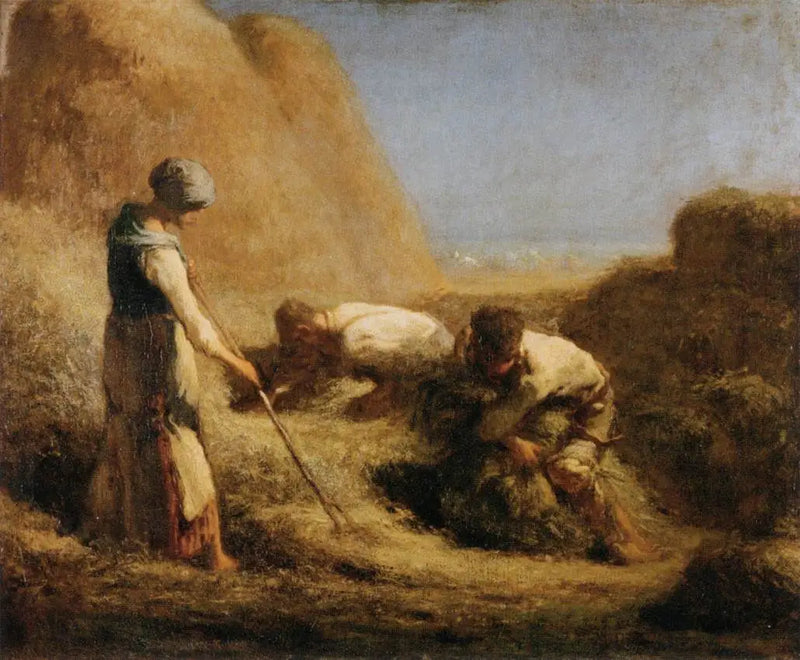 Los botelleros de heno - Jean-François Millet