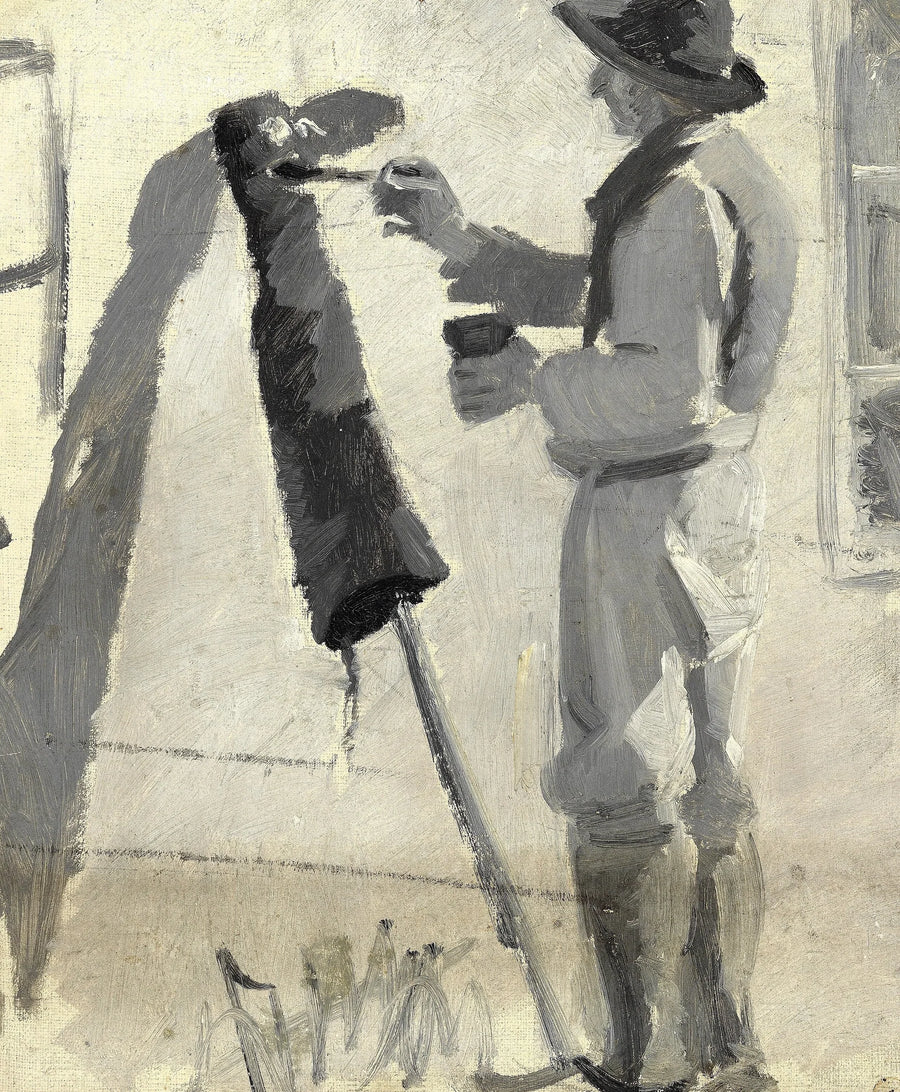 Las botas están alquitranadas. -Michael Peter Ancher