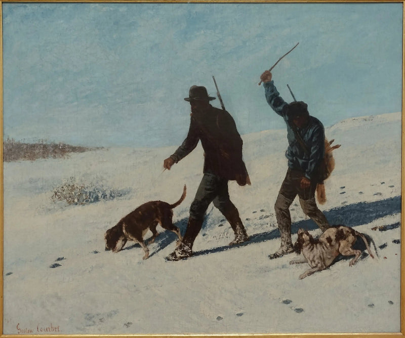 Los cazadores furtivos, Ornans - Gustave Courbet