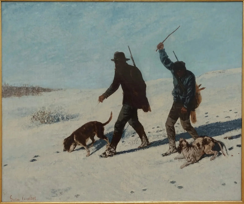 Los cazadores furtivos, Ornans - Gustave Courbet