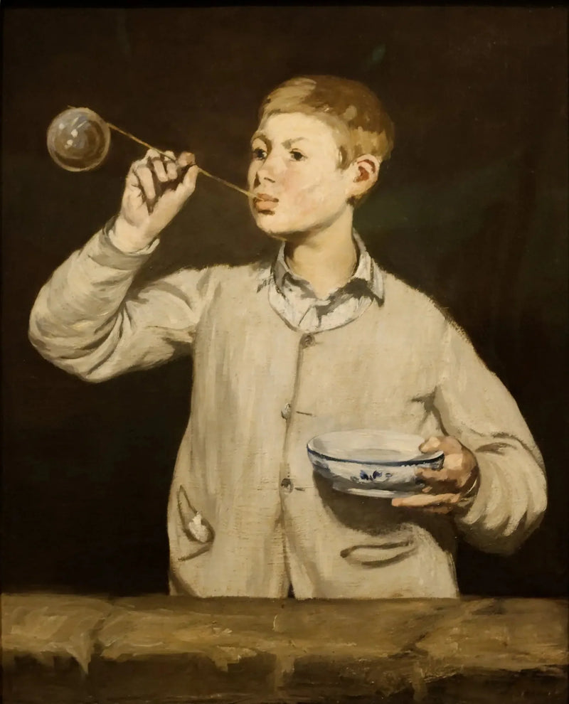 Las Burbujas de jabón - Édouard Manet