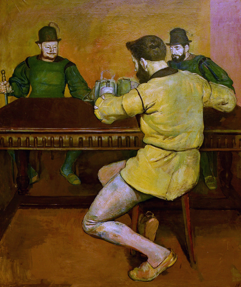 Los Bebedores - Ferdinand Hodler
