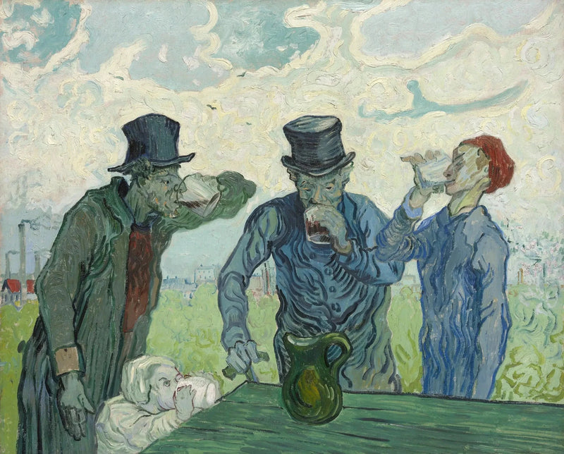 Los bebedores - Vincent van Gogh