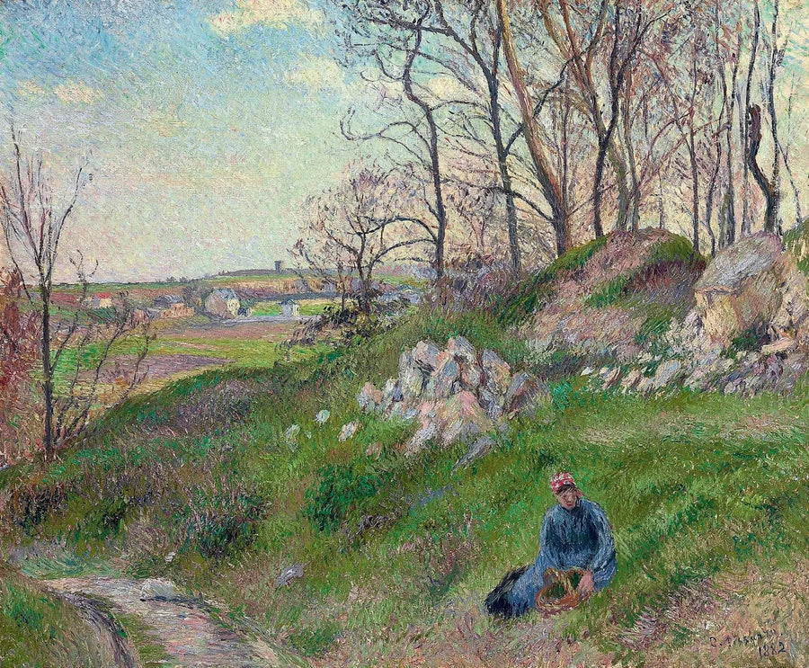 Las canteras del Chou, Pontoise - Camille Pissarro
