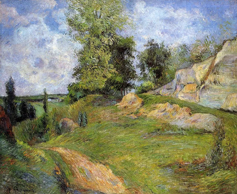 Las Canteras del Repollo, cerca de Pontoise - Paul Gauguin