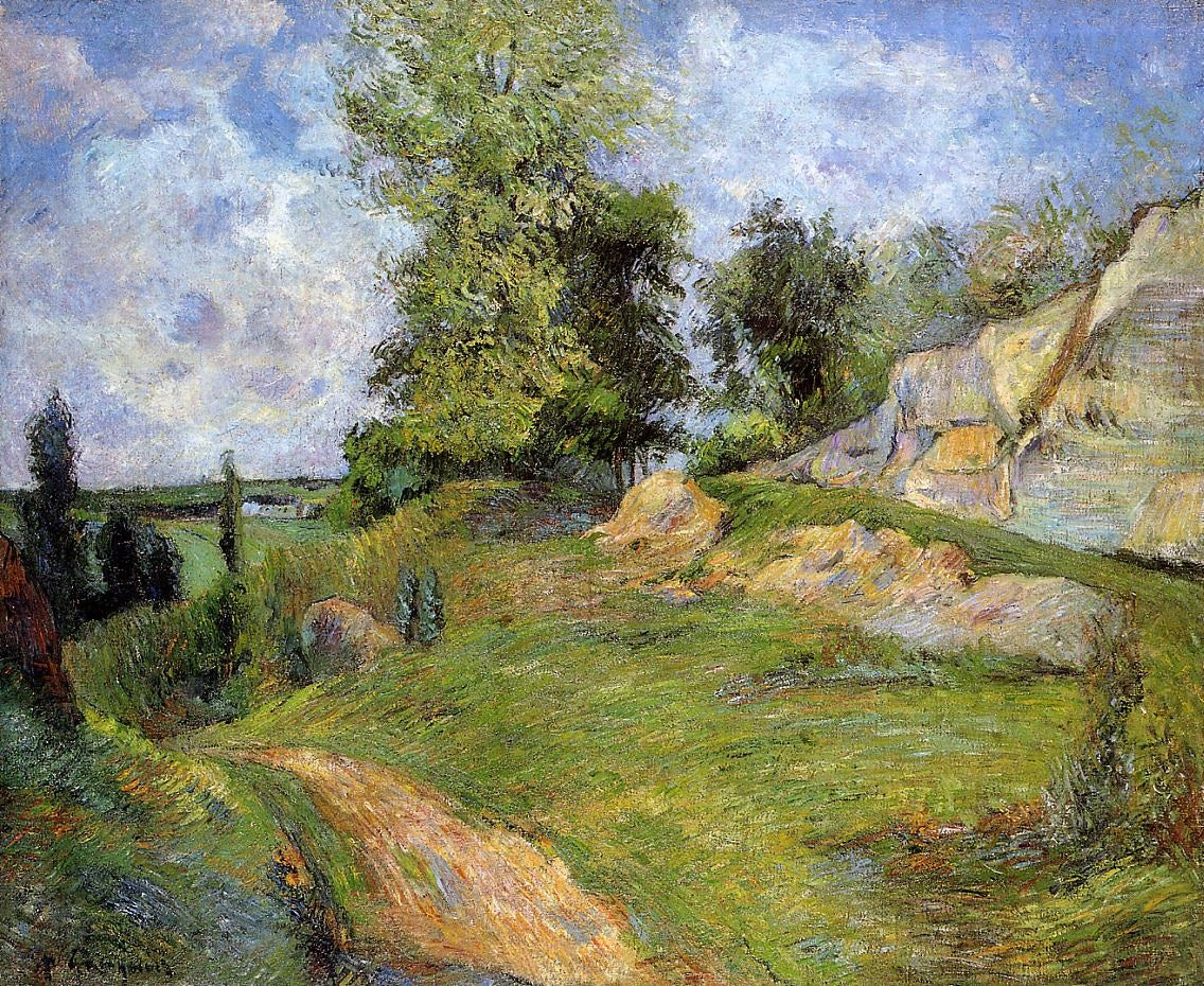Les Carrières du Chou près de Pontoise - Paul Gauguin - Alpha Reproduction