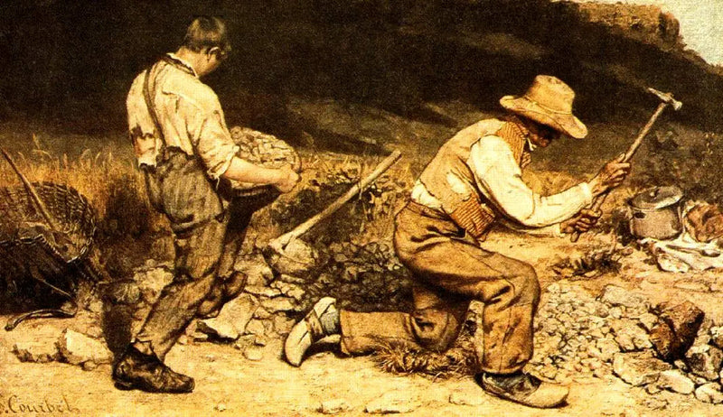 Los rompedores de piedras - Gustave Courbet
