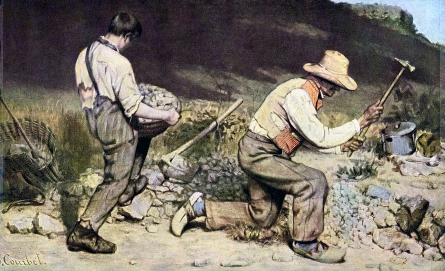 Los rompedores de piedras - Gustave Courbet