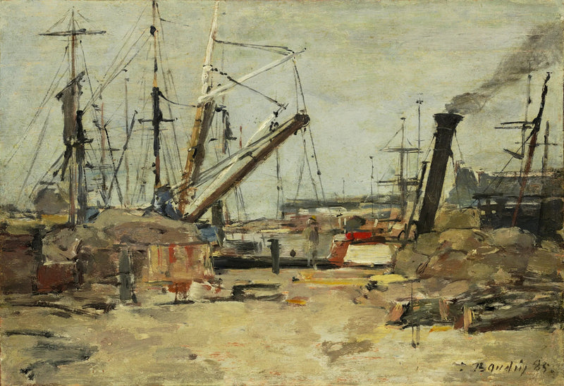 Los pescadores de arrastre - Eugène Boudin