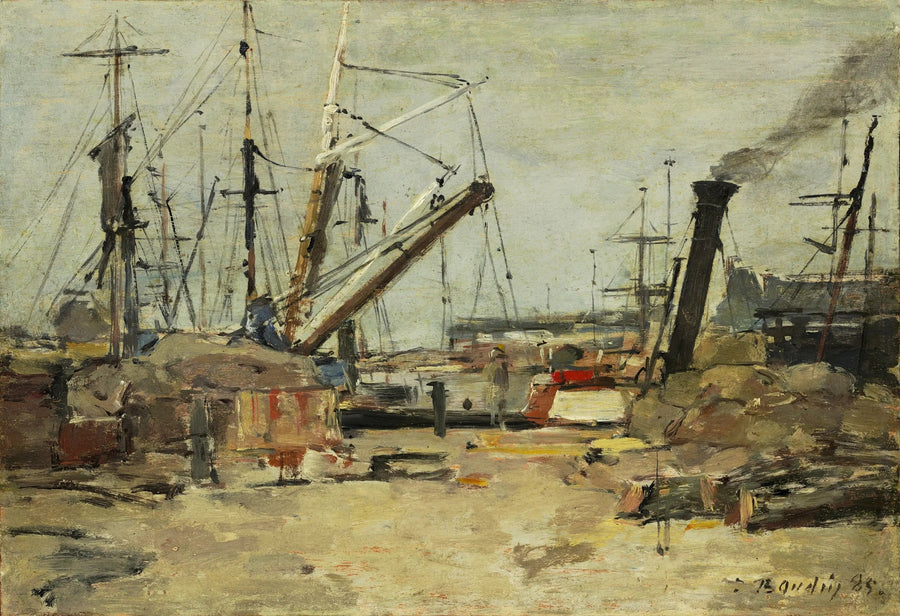Los pescadores de arrastre - Eugène Boudin