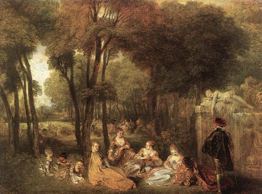 Los Campos Elíseos - Antoine Watteau
