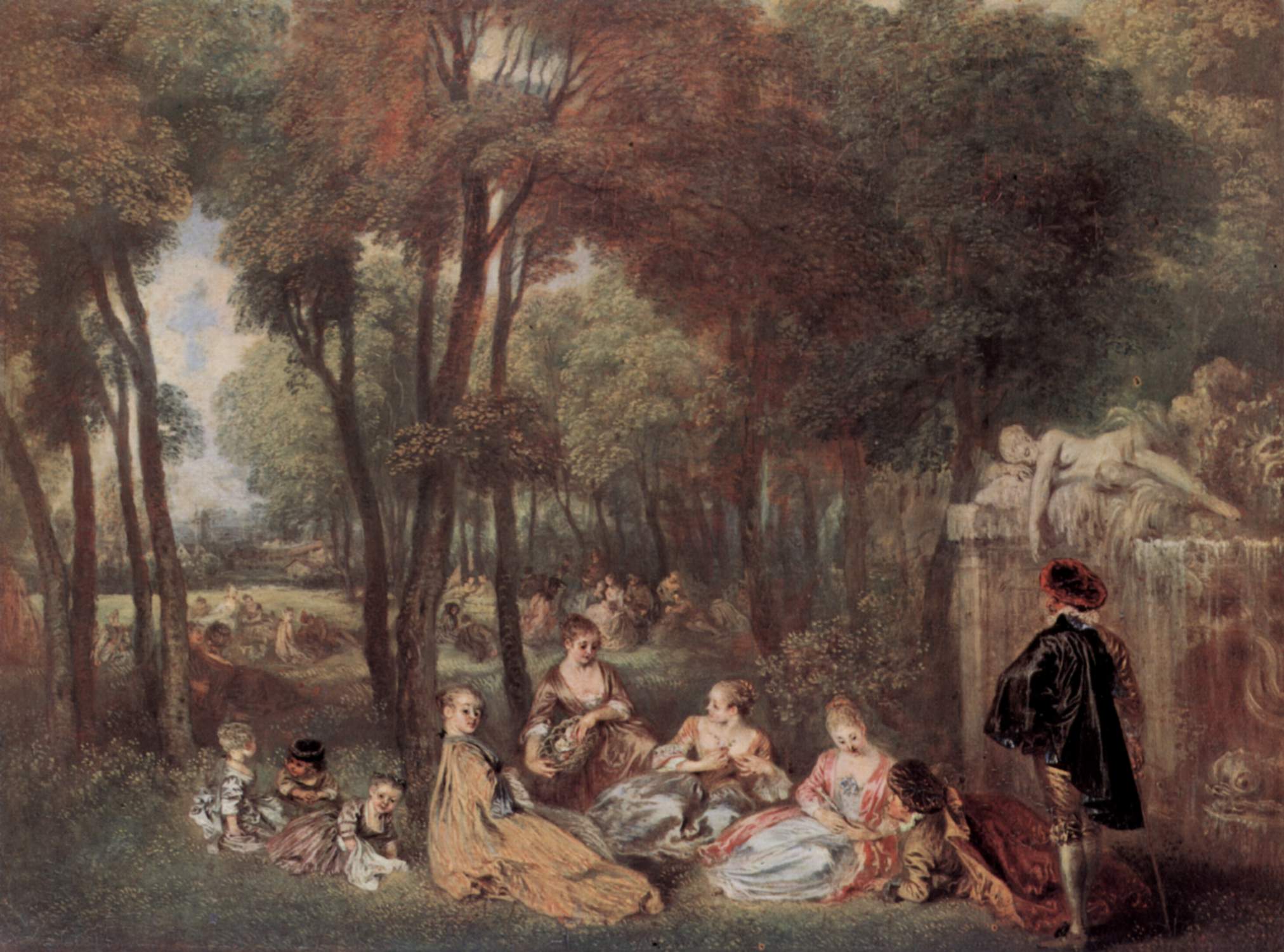 Les Champs-Élisées - Antoine Watteau - Alpha Reproduction
