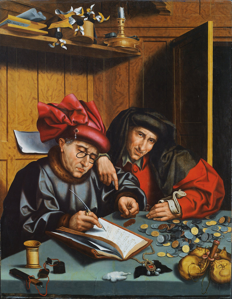Los Cambiadores de Dinero - Marinus van Reymerswale