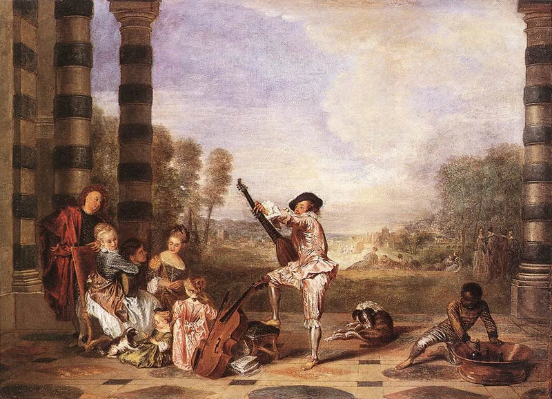 Los encantos de la vida - Antoine Watteau