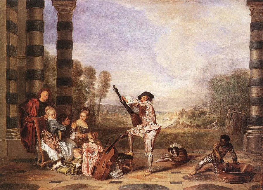 Los encantos de la vida - Antoine Watteau