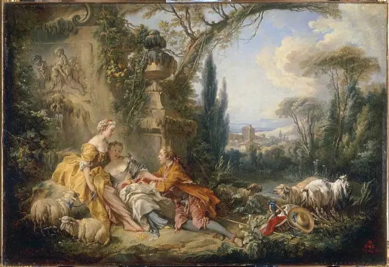 Los encantos de la vida campestre - François Boucher