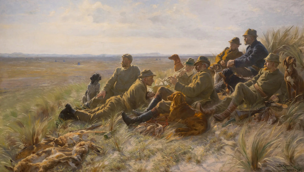 Les chasseurs de Skagen - Peder Severin Krøyer image 1 tableau peint à l’huile sur toile
