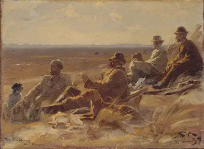 Los cazadores de Skagen (versión pequeña) - Peder Severin Krøyer