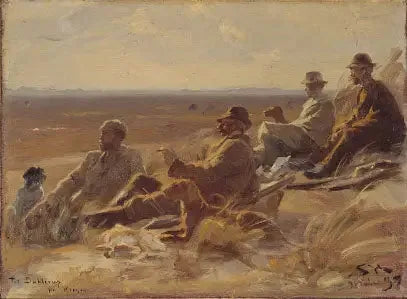 Los cazadores de Skagen (versión pequeña) - Peder Severin Krøyer