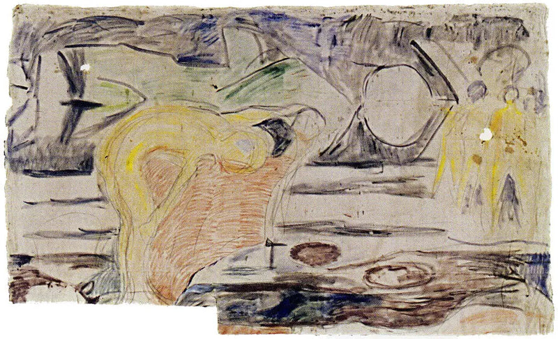 Los Buscadores: grupo de niños de pie - Edvard Munch