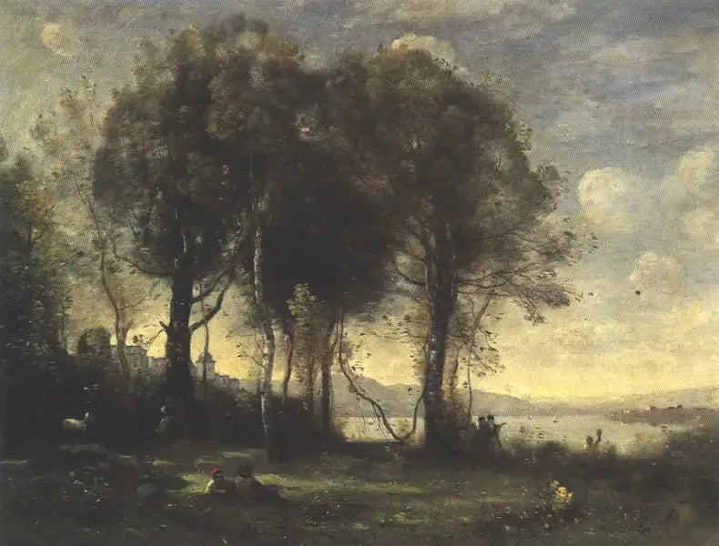Los carreteros de las Islas Borromeas - Jean-Baptiste Camille Corot