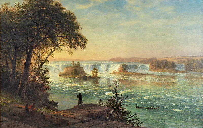 Las cataratas de Saint-Antoine - Albert Bierstadt