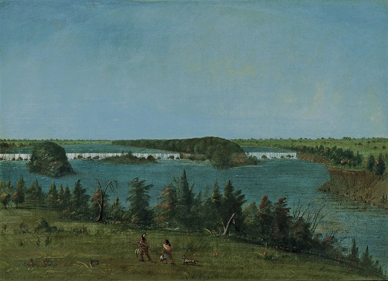 Las cataratas de Saint-Antoine - George Catlin