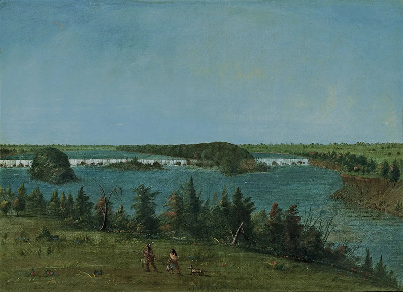 Las cataratas de Saint-Antoine - George Catlin