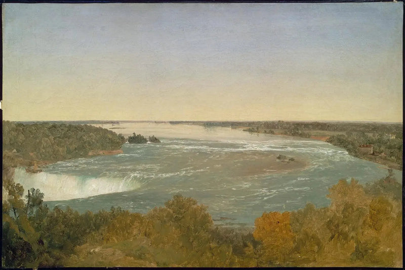 Las cataratas del Niágara y las rápidas - John Frederick Kensett