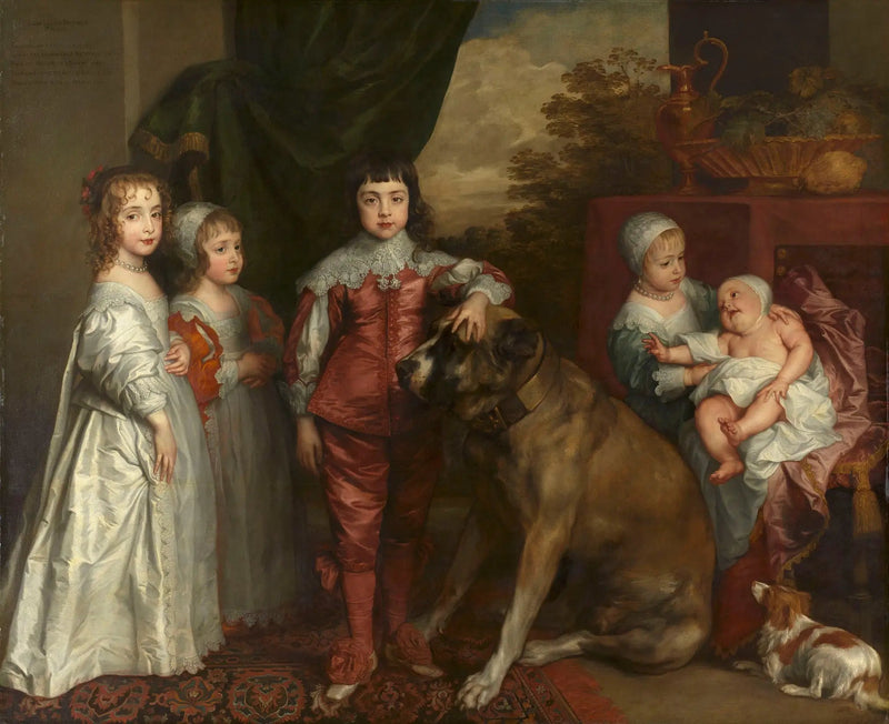 Los cinco hijos de Carlos I - Antoine van Dyck
