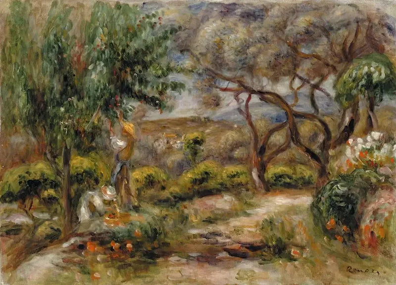 Las Collettes en Cagnes - Pierre-Auguste Renoir