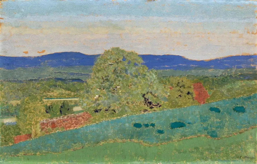 Las colinas azules - Édouard Vuillard