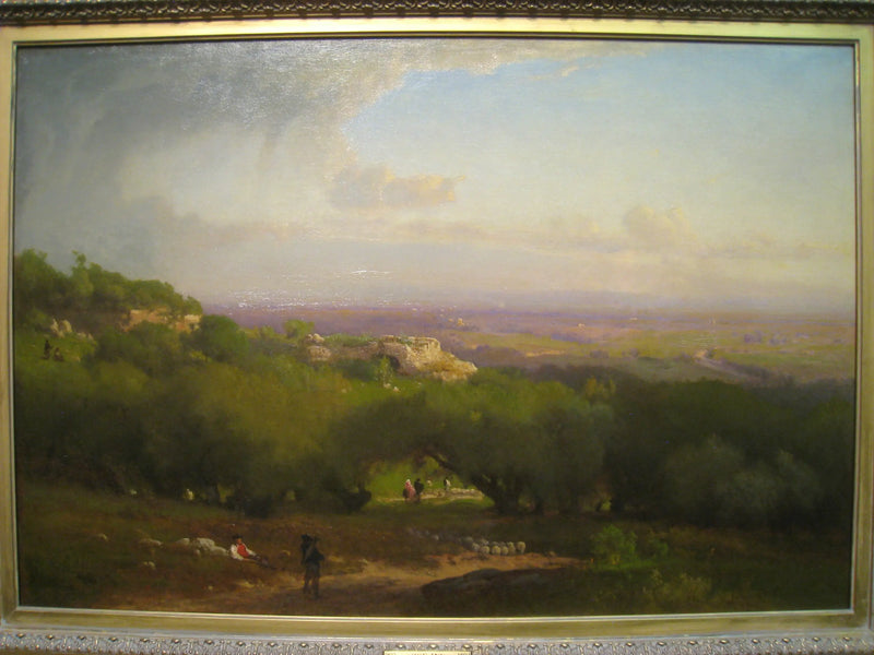 Las colinas de Alban - George Inness