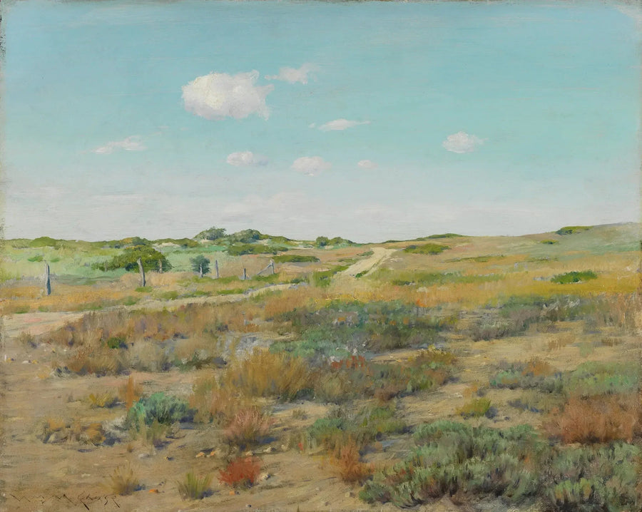 Las colinas de Shinnecock - William Merritt Chase