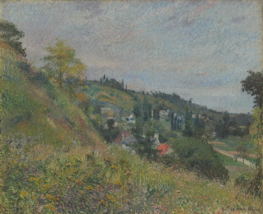 Las Colinas de la Col, Pontoise - Camille Pissarro