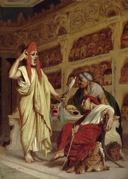 Los Comediantes - Jean-Léon Gérôme